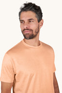 Tricou PAUL&SHARK, Silk and cotton T-shirt with micro stripe pattern