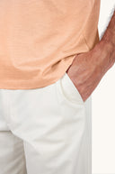 Tricou PAUL&SHARK, Silk and cotton T-shirt with micro stripe pattern