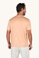 Tricou PAUL&SHARK, Silk and cotton T-shirt with micro stripe pattern