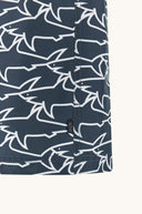 Short PAUL&SHARK, Portofino with iconic Sharks Waves print