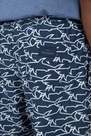 Short PAUL&SHARK, Portofino with iconic Sharks Waves print