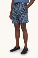 Short PAUL&SHARK, Portofino with iconic Sharks Waves print