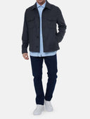 BLUGI CORNELIANI, Dark Wash Slim-fit Denim Pants, Bleumarin