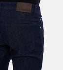 BLUGI CORNELIANI, Clasic Slim-fit Denim Pants, Bleumarin
