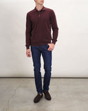 BLUGI CORNELIANI, Slim Fit, Bumbac si Lyocel, Bleumarin