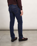 BLUGI CORNELIANI, Slim Fit, Bumbac si Lyocel, Bleumarin