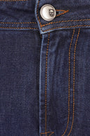 BLUGI CORNELIANI, Slim Fit, Bumbac si Lyocel, Bleumarin