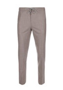 PANTALONI CORNELIANI, Wool Fabric, Beige