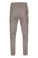 PANTALONI CORNELIANI, Wool Fabric, Beige