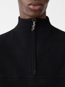 Pulover JACQUEMUS Rond Carré cu fermoar scurt – Negru
