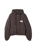 Hanorac JACQUEMUS The Corso cu fermoar – Maro