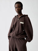 Hanorac JACQUEMUS The Corso cu fermoar – Maro