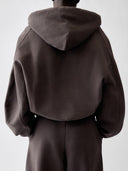 Hanorac JACQUEMUS The Corso cu fermoar – Maro