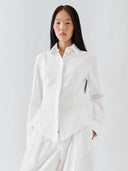 Camasa JACQUEMUS The Triangle – Alb
