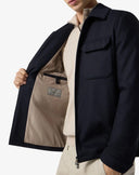 JACHETA CORNELIANI, Two way zipper, Negru