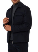 JACHETA CORNELIANI, Two way zipper, Negru