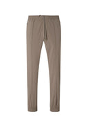 PANTALONI CORNELIANI, technical wool fabric joggers, Dark Beige