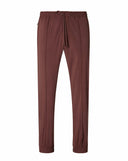 PANTALONI CORNELIANI, technical wool fabric joggers, Brown