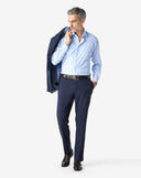 PANTALONI CORNELIANI, technical wool chinos, Navy Blue