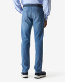 BLUGI CORNELIANI, 7.2 o.z. stretch denim jeans, Blue