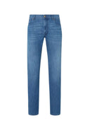 BLUGI CORNELIANI, 7.2 o.z. stretch denim jeans, Blue