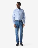 BLUGI CORNELIANI, 7.2 o.z. stretch denim jeans, Blue
