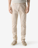 Jeans CORNELIANI, dyed stretch cotton jeans, Cream