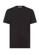 Tricou CORNELIANI, Black crew neck stretch cotton jersey t-shirt