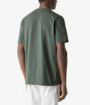 Tricou CORNELIANI, Green crew neck stretch jersey t-shirt