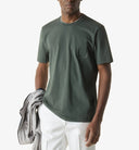 Tricou CORNELIANI, Green crew neck stretch jersey t-shirt