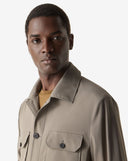 JACHETA CORNELIANI, Brown technical wool, Bej