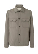 JACHETA CORNELIANI, Brown technical wool, Bej