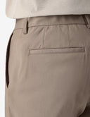 Pantaloni CORNELIANI, Dark beige technical wool chinos