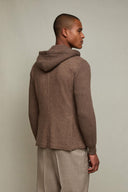Jacheta LBM, IVAN wool jersey blazer, Maro