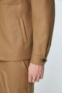 Jacheta L.B.M 1911, Untreated Overshirt, Wool, Brown