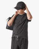 Tricou CORNELIANI,  cotton pique polo shirt with print on chest, Grey