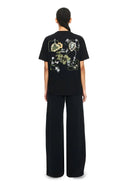 Tricou OFF WHITE, Arrow Leaves T-Shirt, Negru