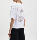 Tricou OFF WHITE, White T-shirt with Storytelling print