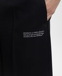 Pantaloni OFF WHITE, Black wool trousers with logo