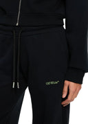 Pantaloni OFF WHITE, Bookish Sweatpants, Negru