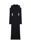 Rochie OFF WHITE, Sleek Meteor Dress, Negru