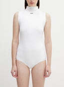 Body OFF WHITE, Cotton bodysuit Off Stamp
