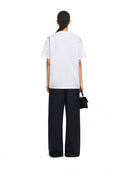 Tricou OFF WHITE, Embroidered Paisley Logo T-Shirt