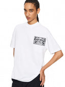 Tricou OFF WHITE, Embroidered Paisley Logo T-Shirt