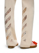Pantaloni OFF WHITE, Diagonals Lace Satin Track Pants