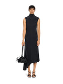 Rochie OFF WHITE, Cupro Rib Meteor Asymmetric Dress