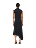 Rochie OFF WHITE, Cupro Rib Meteor Asymmetric Dress