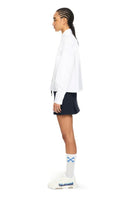 CAMASA OFF WHITE, Popeline Long-Sleeved Shirt, Alb