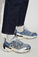 SNEAKERS DSQUARED2, BLUE "Faster" sports shoes
