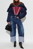 Geaca DSQUARED2 cu logo – Bleumarin